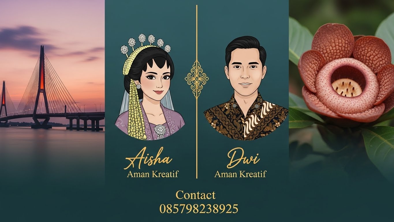 Undangan pernikahan terbaik yang memukau tamu sejak pertama dilihat