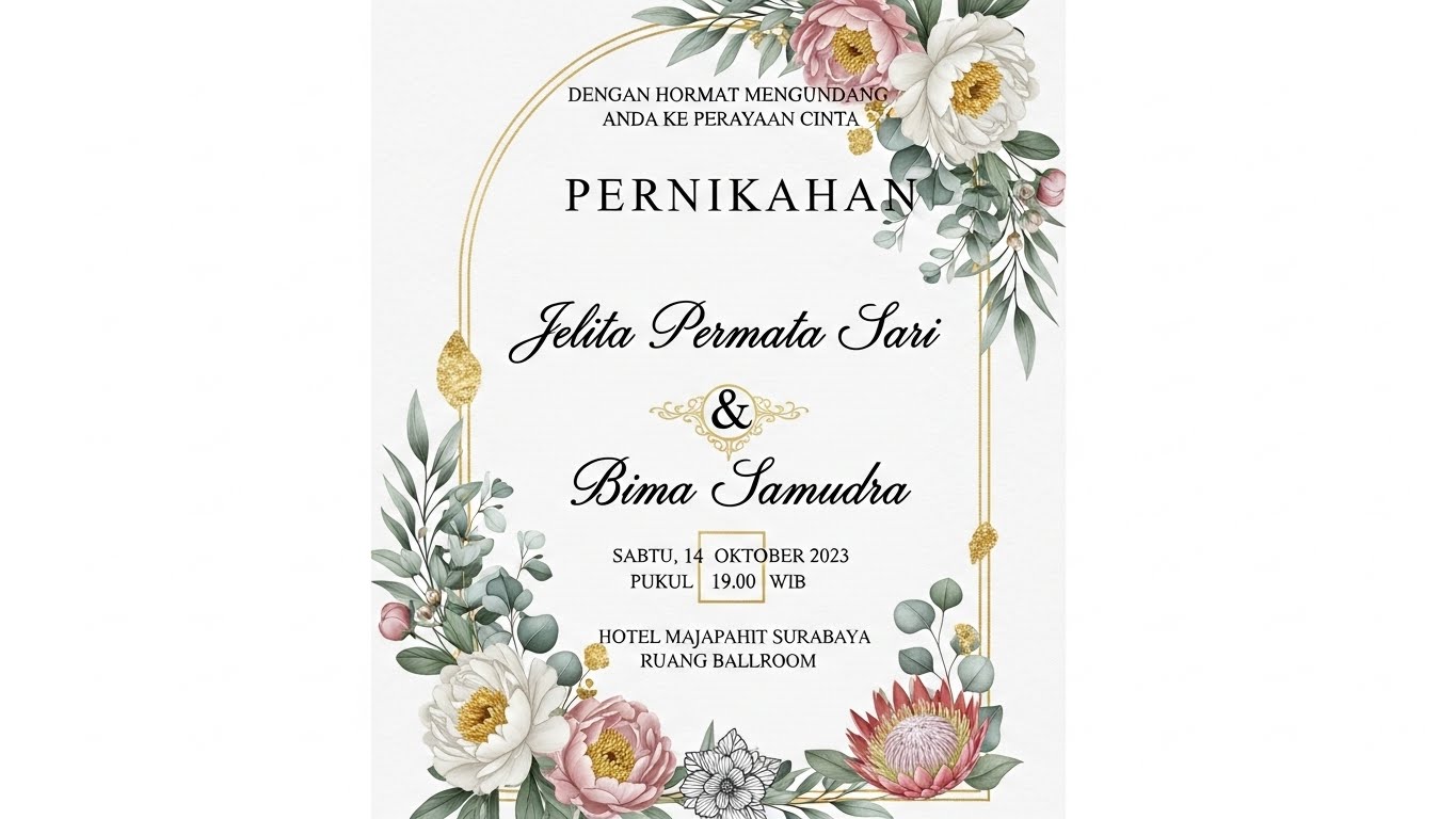 Undangan Digital Pernikahan Interaktif