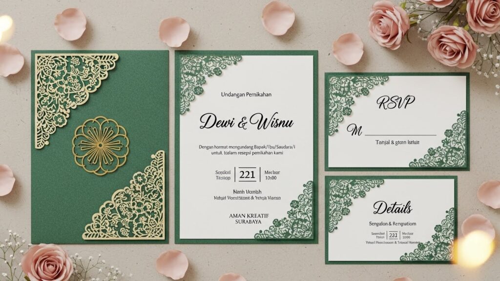 Koleksi Desain Undangan Pernikahan Terbaik 2026 – Elegan, Modern & Personal
