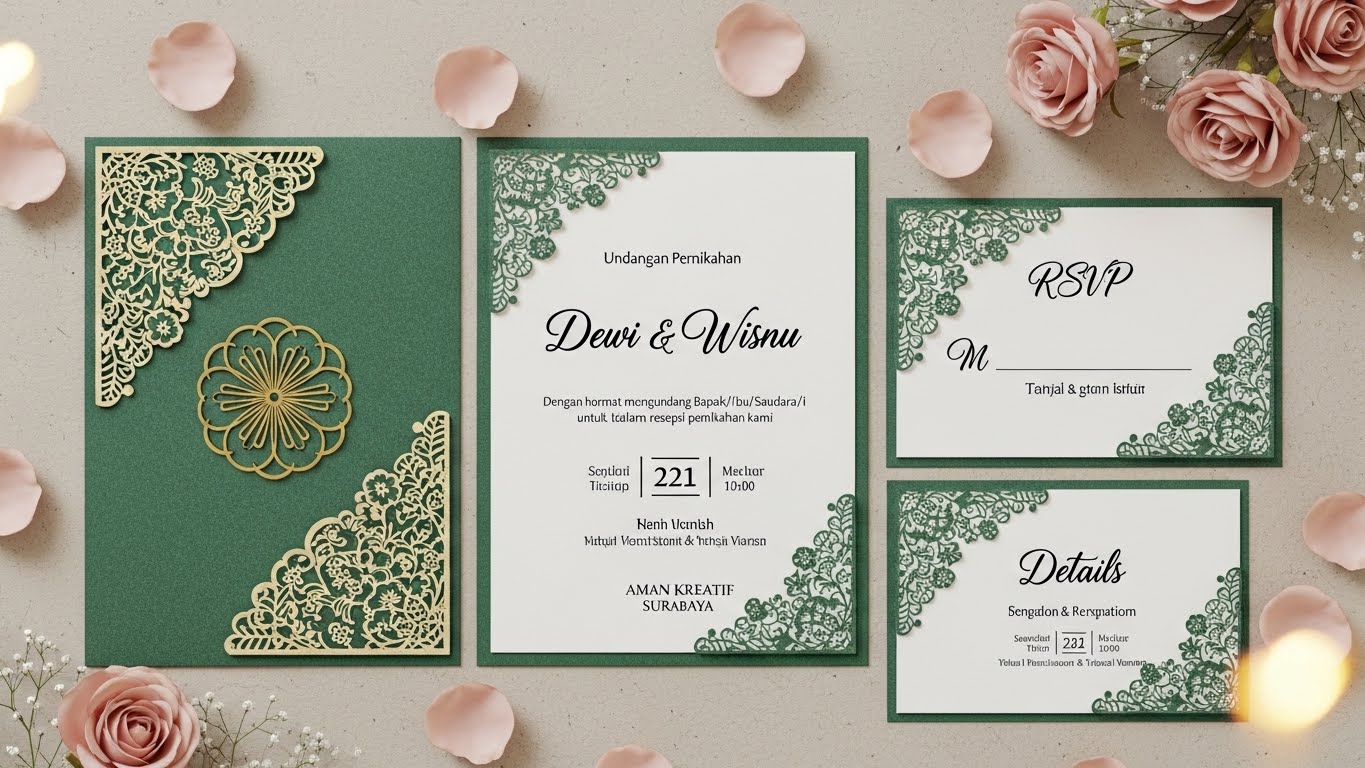 Koleksi Desain Undangan Pernikahan Terbaik 2026 – Elegan, Modern & Personal